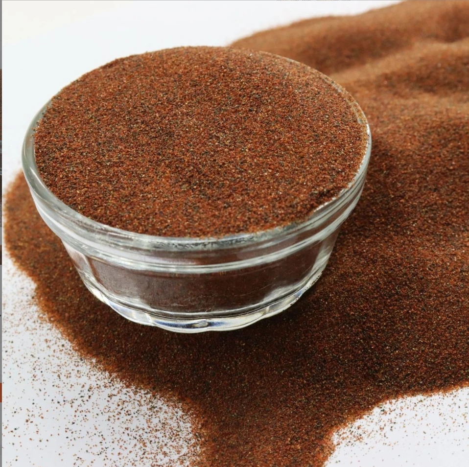 Premium Quality Abrasive Garnet Sand 20/40 30/60 80 With Good Hardness Waterjet Blasting Rutile Garnent Sand For Sale