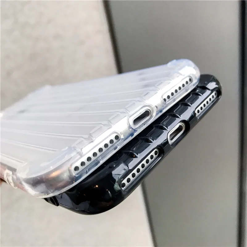 
Candy-colored suitcase iP XSmax mobile phone shell XR for ip 6/7/8 Plus soft shell simple Japan and Korea 