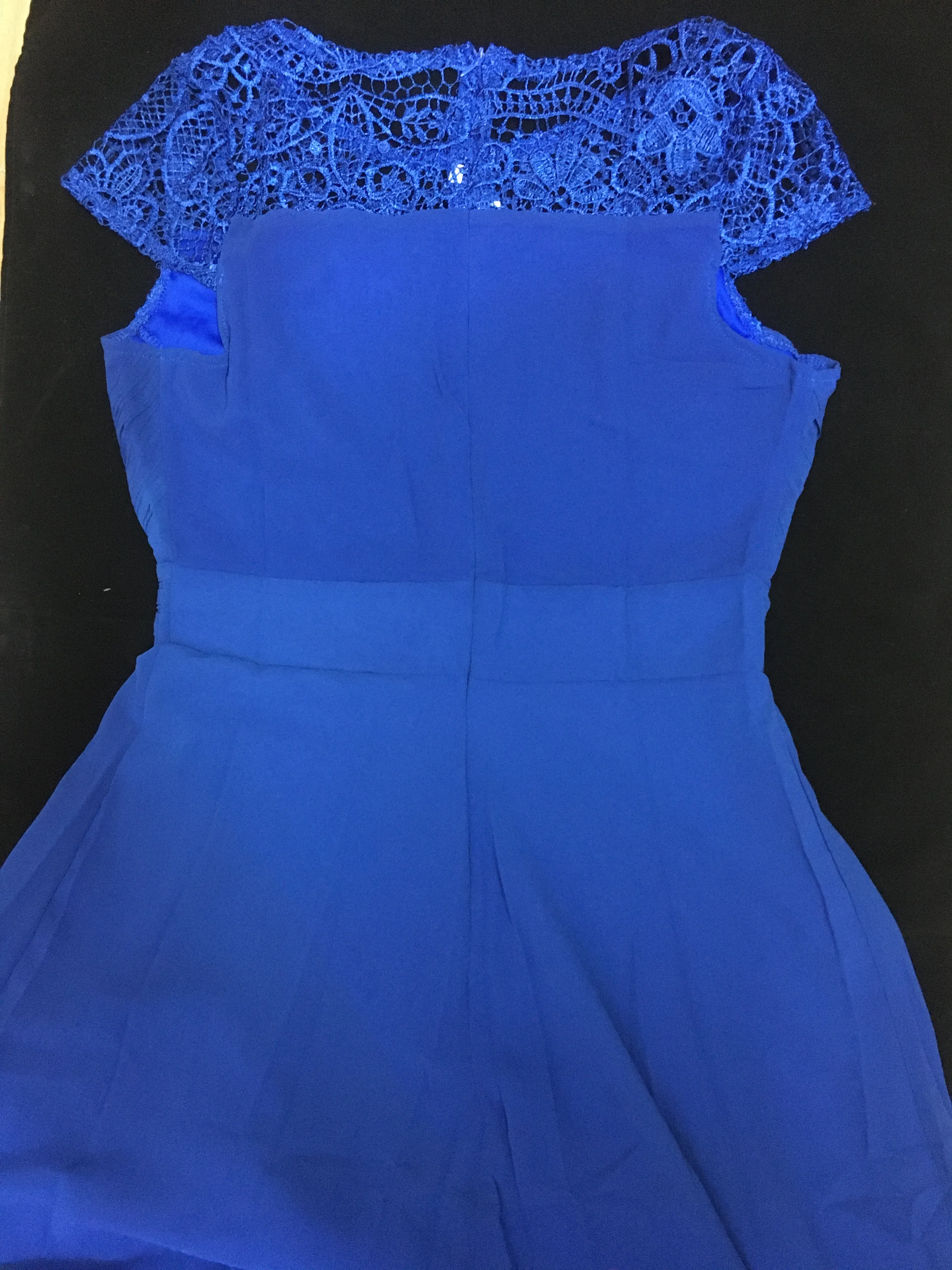 New Style Lace Chiffon Large Hem Elegant Casual Dress Short Sleeve Party Holiday Clothing For Women Bridesmaids Prom