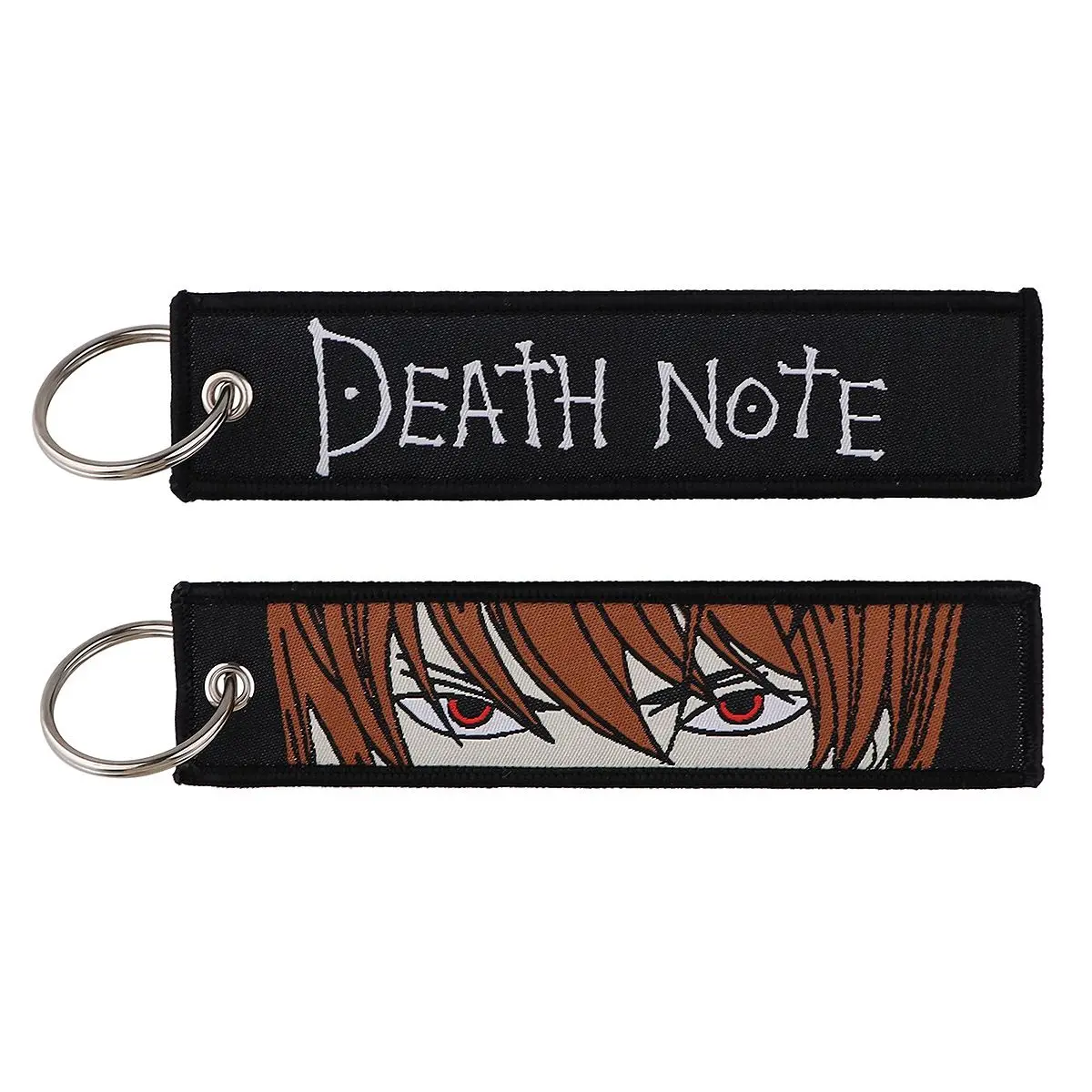 Anime Death Note Weaving Mark Keychain Upgrade Solo Pendant Rope Hanging Decoration Hell Inn Fabric Keychain