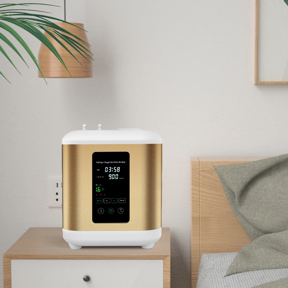 Suyzeko Japanese SPE PEM Hydrogen Oxygen Gas Generation Machine Anti-oxidant 900ml Flow Adjustment Hydrogen Inhaler