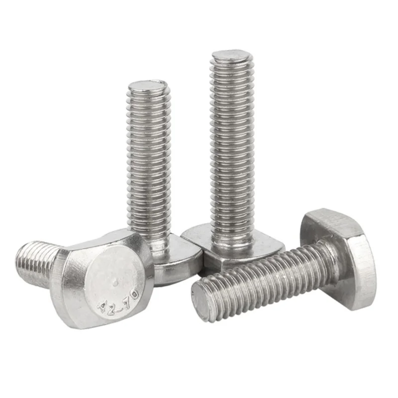 Manufacturer Stainless Steel ST 304 ASME B8M A2-70 A4-80 SUS 316 AISI Bolts For T-Slot T Head Bolt GB 37