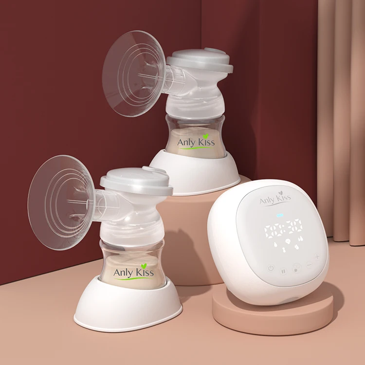 Anly Kiss 2024 Led touch panel smart motor electric double milk silicone breast pump breast milk extractor