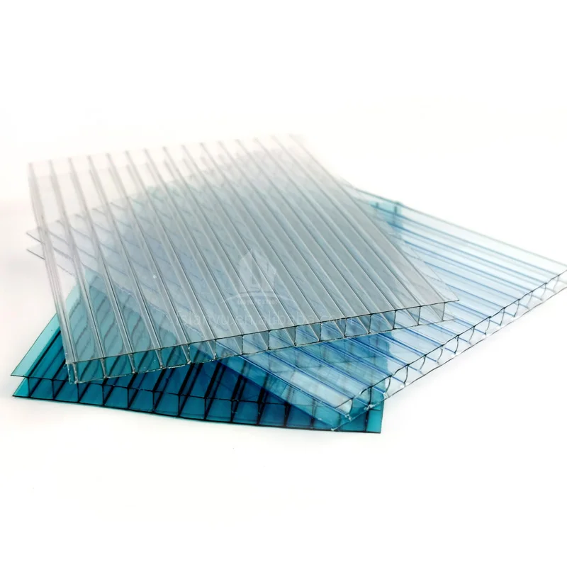 Greenhouse Plastic Sheets Pc Hollow Sheets Virgin Clear Polycarbonate Hollow Sheet For Garden Greenhouses