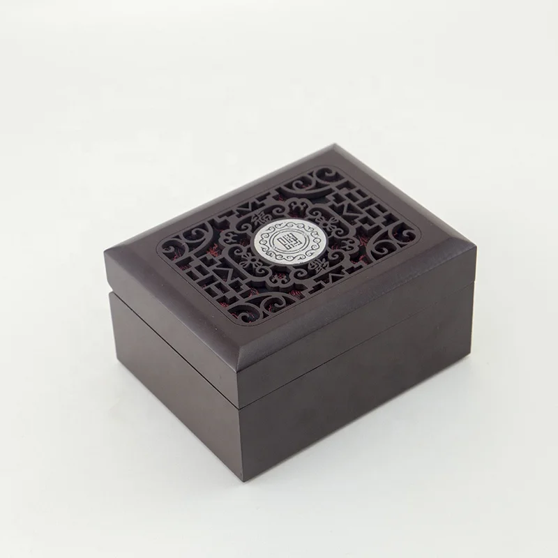 Watch Gift Box Medal Packaging Chinese Style Expensive Jade Pendant Jewelry Custom MDF Wooden Box