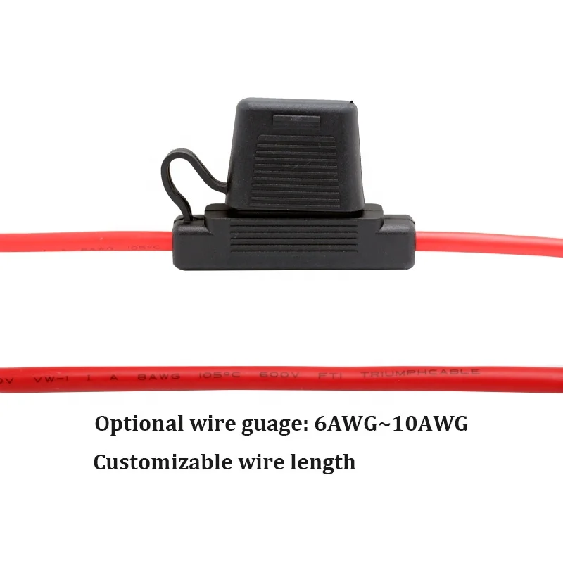 Автомобильный водонепроницаемый 32 В 40-100A 8AWG inline ATC ATO Стандартный большой