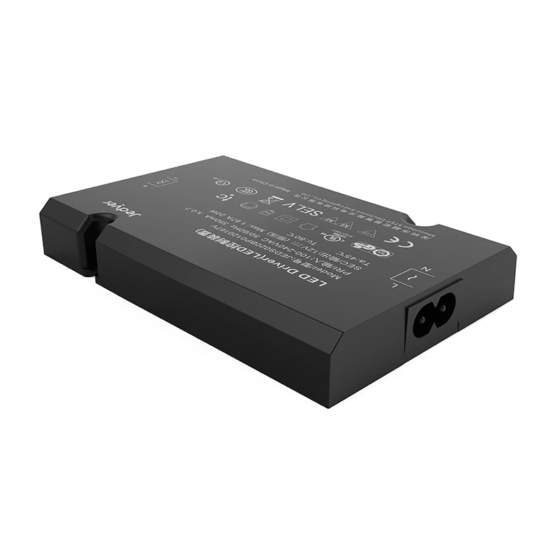 Smart Home Ultra Thin LED Driver Cabinet Light Plastic Case LED Power Supply