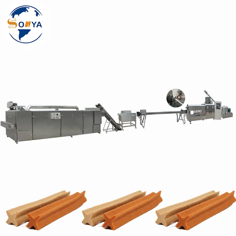 good dog Chewing pet bone treats chews food making extruder machine production line