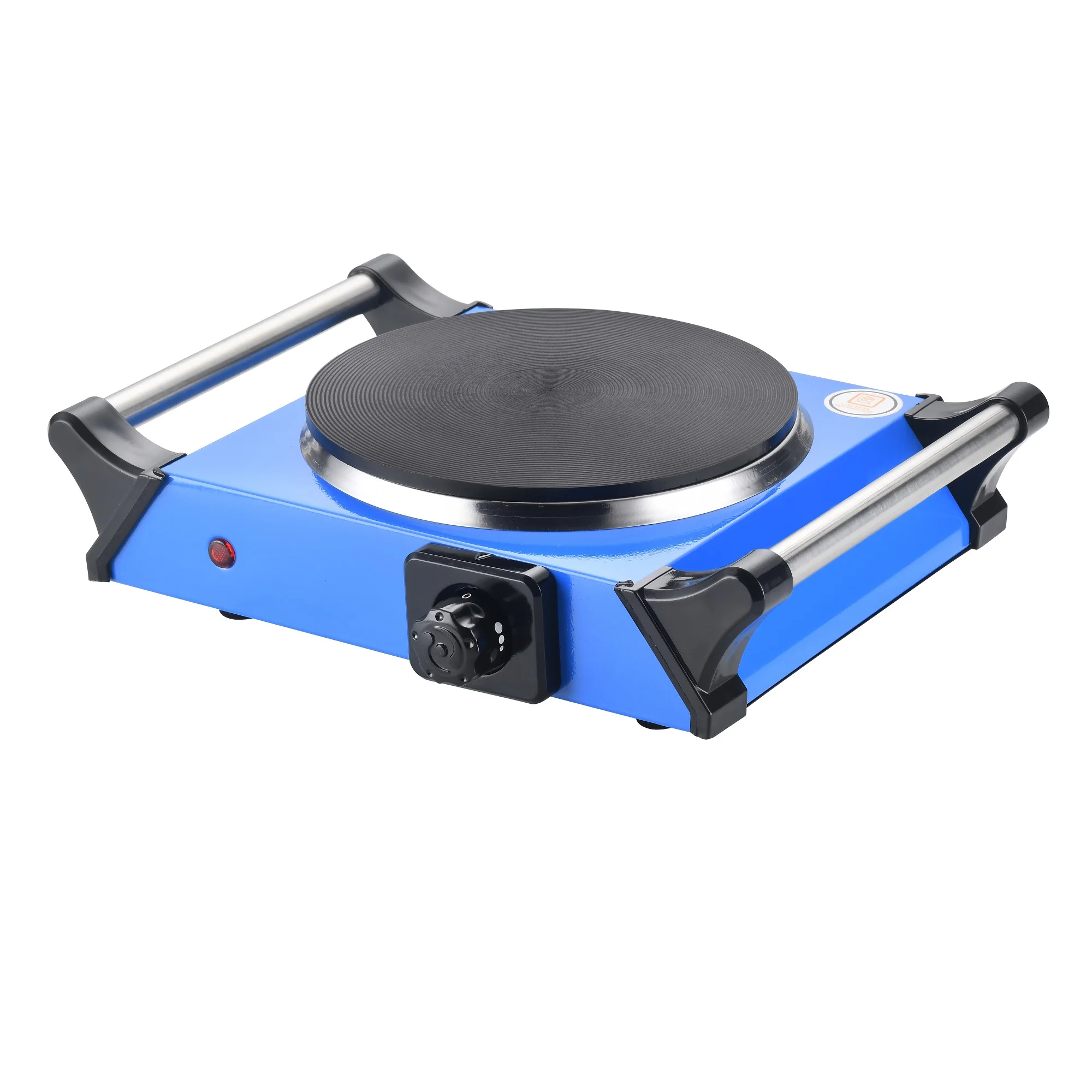 Tianma factory promoted single solid hot plate 1500W  with portable handle various color for option