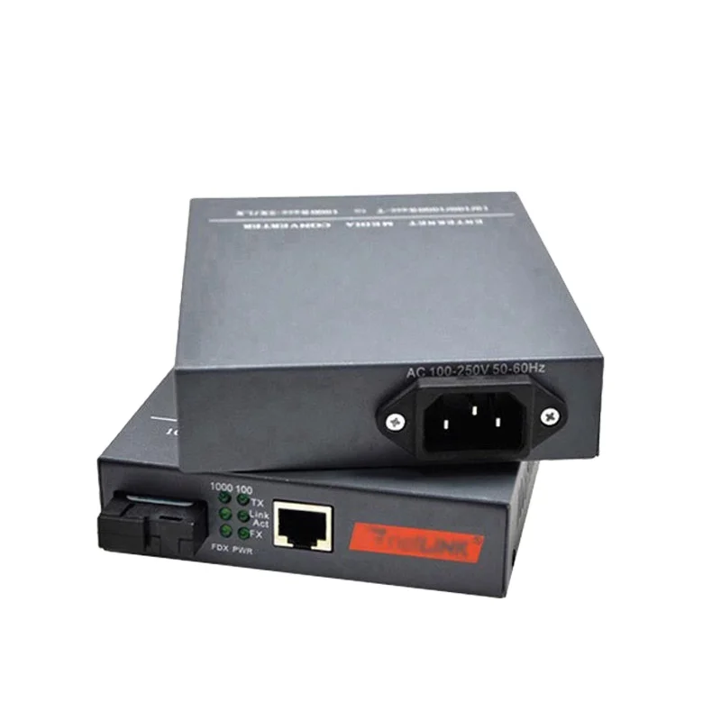 100/1000Mbps single Mode Fiber 1fiber 2/4/8 ethernet Optic Converter gigabit media converter fiber to rj45 media converter