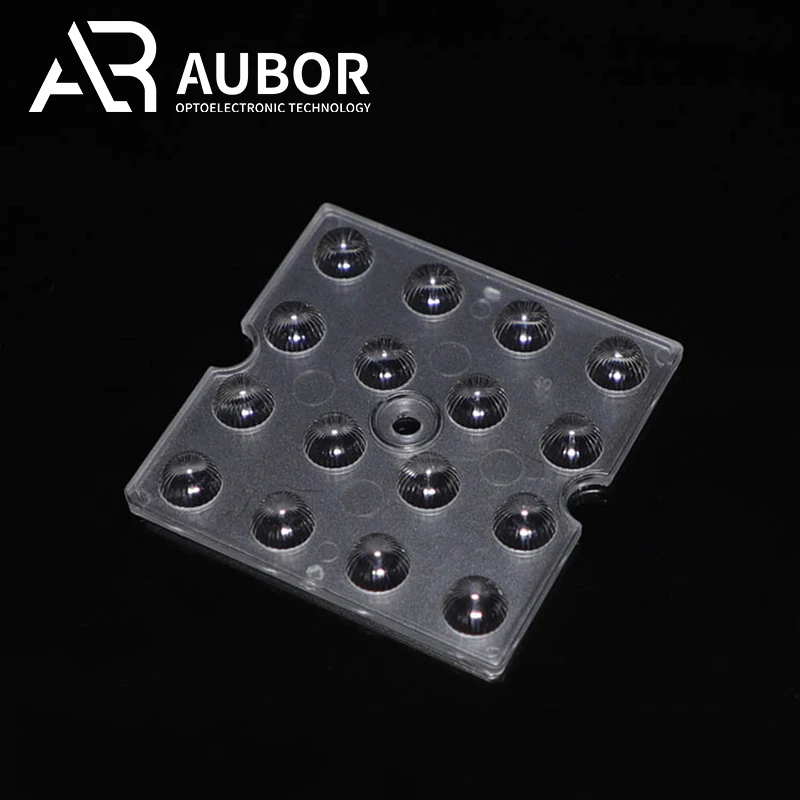 No.1 Optics 50*50mm Led Lens 30 60 90 180 100x65 P50 Degree Smd 3030 16 In 1 Street Light Lens 100 watt Cob Model Outdoor Lens