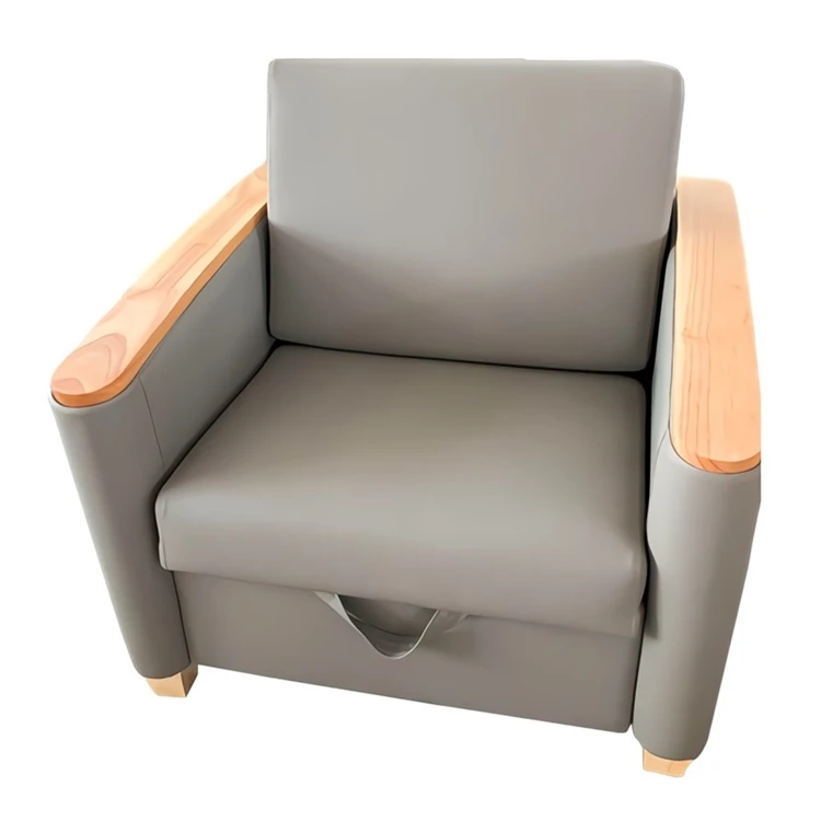 Hospital Patient Multi-Functional Sleeping Sofa Family Accompany Chair Bed Visitor Attendant Couch With Storage Compartment