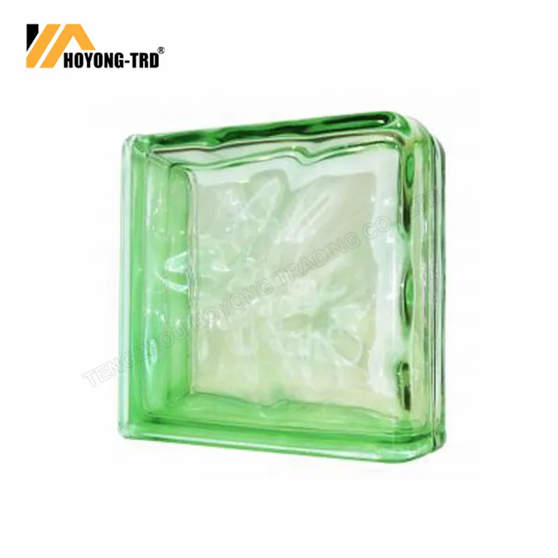 Китайский поставщик стеклянный блок декоративный кирпич низкая цена 80 мм Толщина архитектурного стеклянного блока