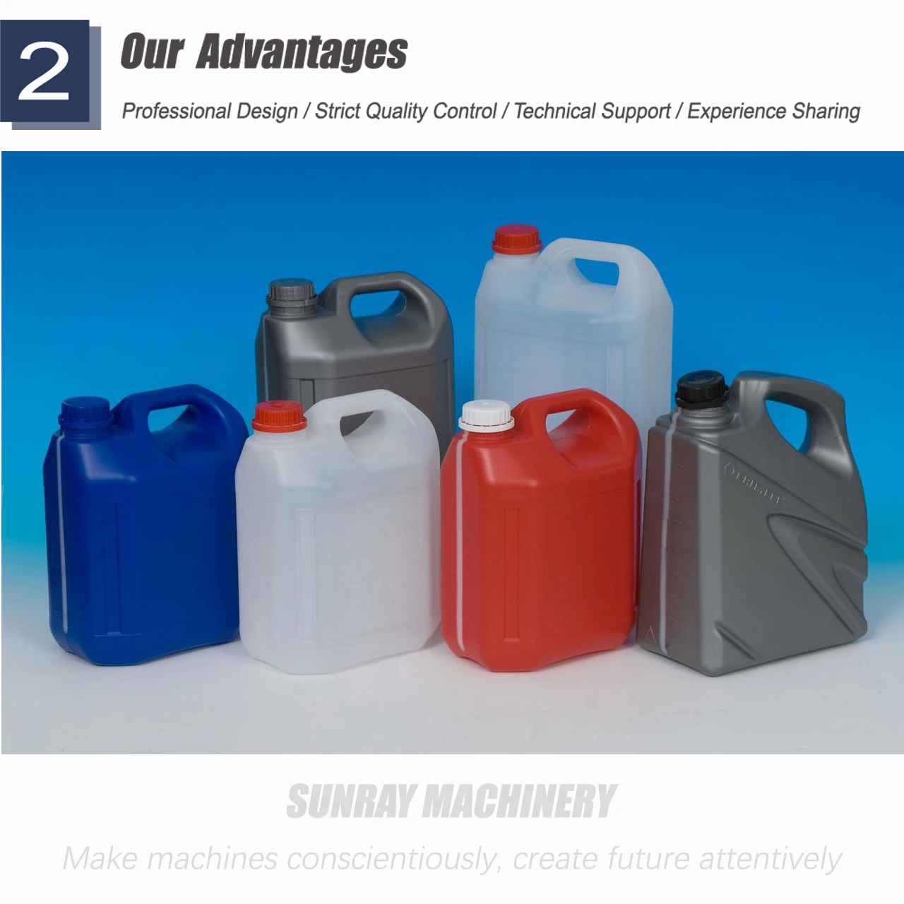 1L 2L 3L 5L Plastic jerrycan making machine Hdpe 5liter plastic bottle blow molding machine