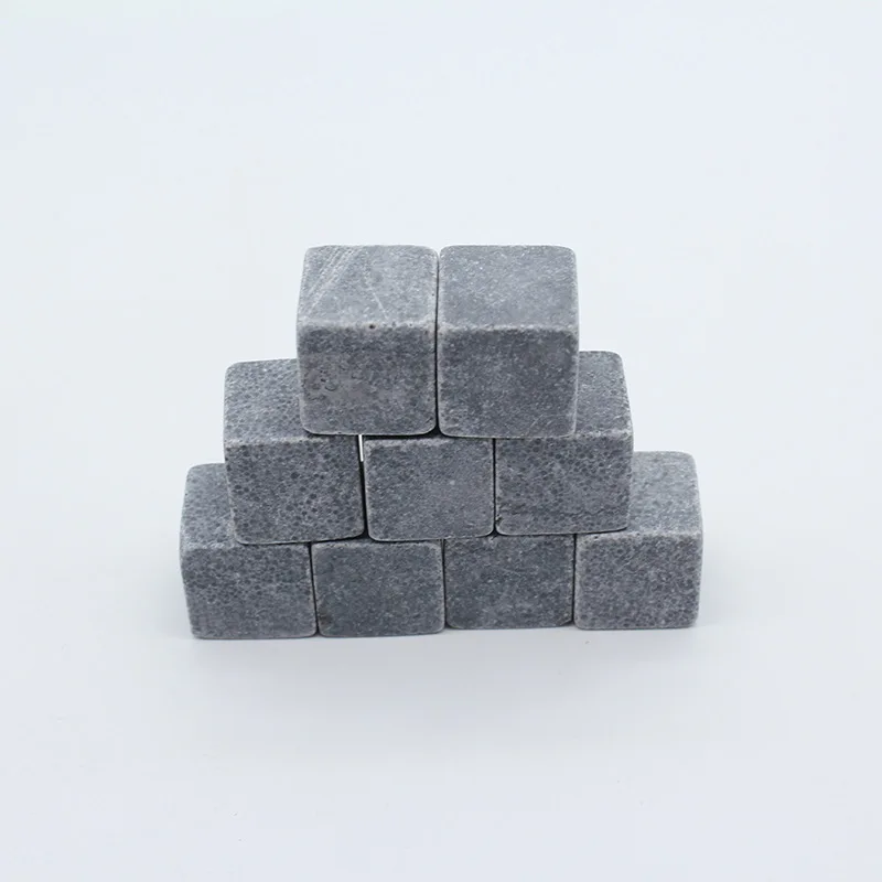 Bar Accessories Friends and Family Atmosphere Party Drinking Ice Cubes Easy-to-Carry Marble Ice Cubes for Whiskey and Red Wine