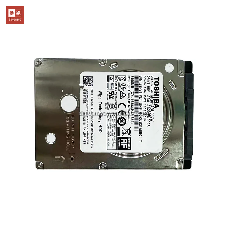 TENGNENG 2508A Used original hard disk for Toshiba 3008A 3508A MQ01ABU032W Wipe Technology HDD