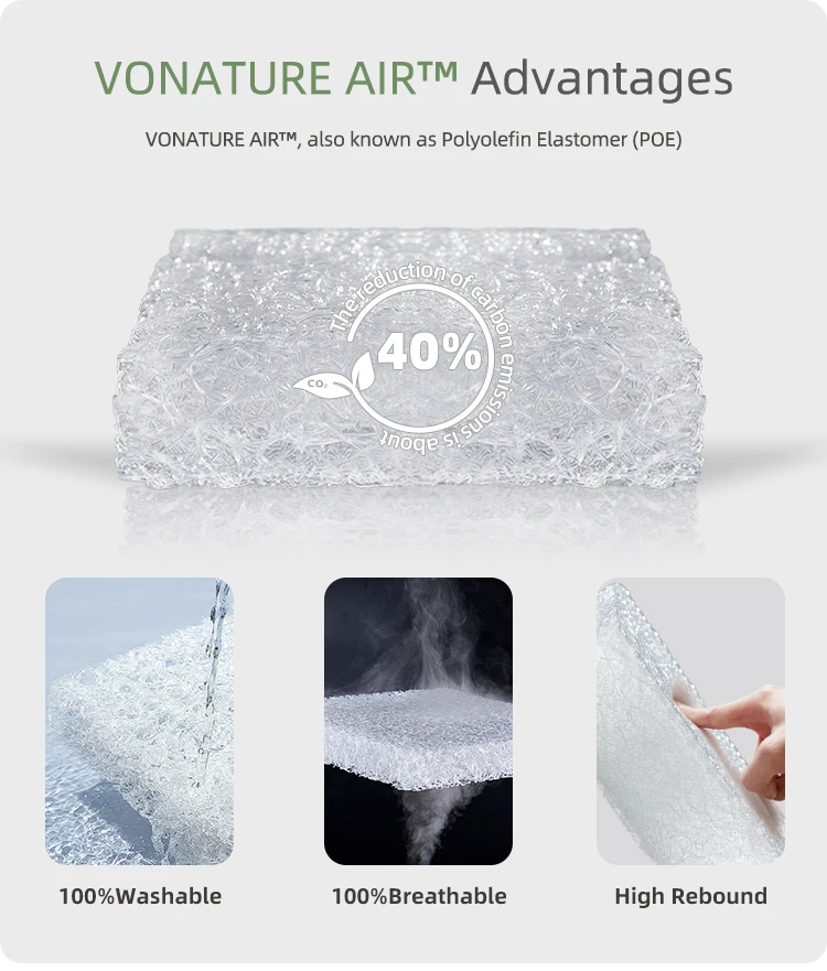 2024 Wholesale 4D Air Fiber Mattress Full Size Modern Bedroom Mattress