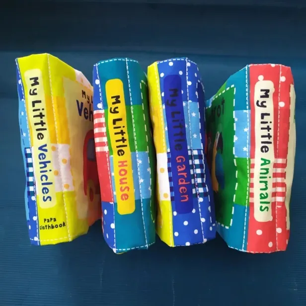 Заводская распродажа 15x15 большие детские тканевые книги пазлы китайский и английский класс с кольцом бумажные мягкие наборы в форме растений