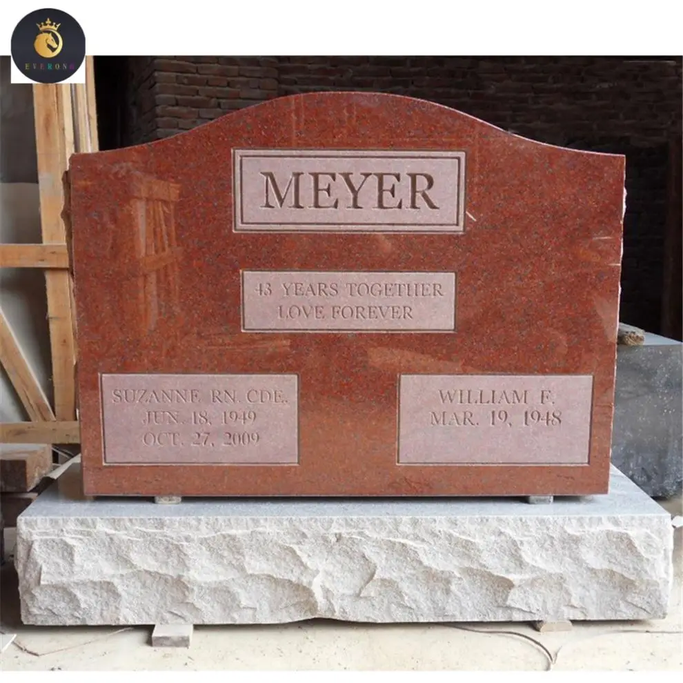Hot sale Natural Blue pearls Granite Stone Monument