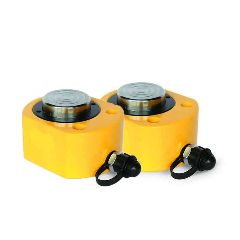 30 тонн 70 МПа односторонний гидравлический плоский домкрат цилиндр