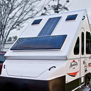 240 Watt 12/24V Solar Panel Kit for RV Boat Home 12/24V Solar Charge Controller + 16ft &10ft Solar Cable + -Brackets