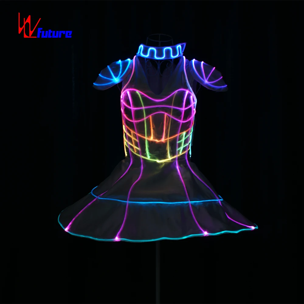 future Ballet Dance Dress Professional Child Led Clothing Luminius Ballet Tutu For Adult