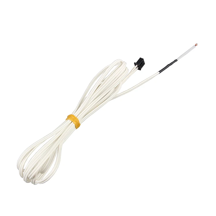 3DSWAY 1M 1PCS Hotend Heat bed thermistor wire With Cable 3D Printer Parts Temperature Sensor NTC 100K B3950 Thermistors