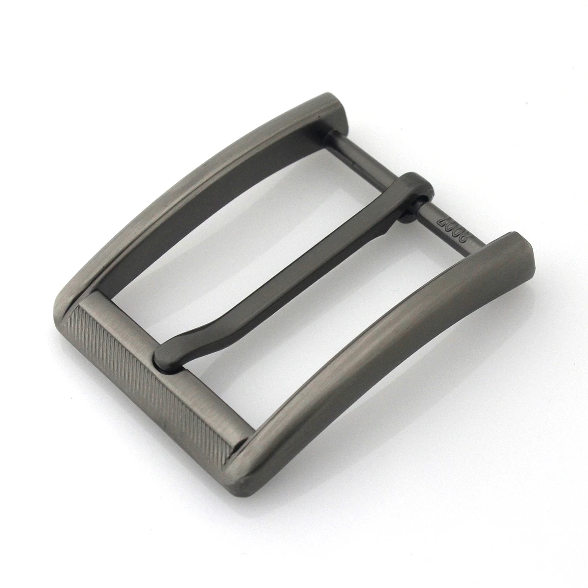35mm Metal Brushed Belt Buckles Single Pin End Bar Half Bar Buckle Fit for 32mm-34mm Belt Leather Craft Jeans Parts