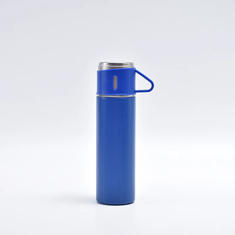 Christmas Gift Stainless Steel Water Bottles Colorful Double Wall Vacuum Flask Set Thermos
