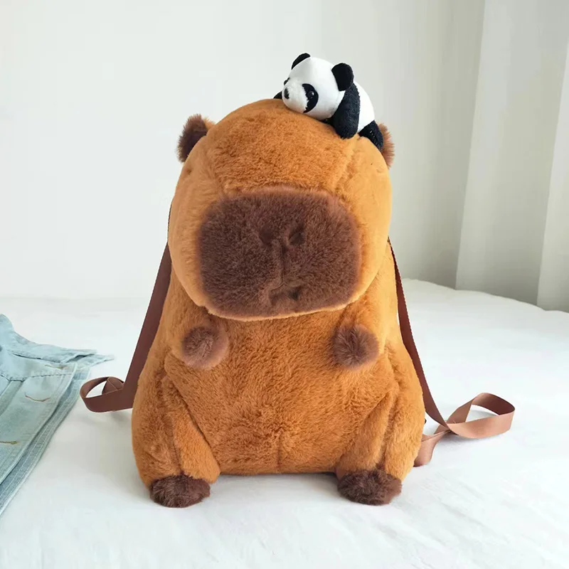 Kapibala Capybara плюшевая игрушка животное с черепахой рюкзак милая кукла кавайбара спальная Подушка Рождественский хороший подарок