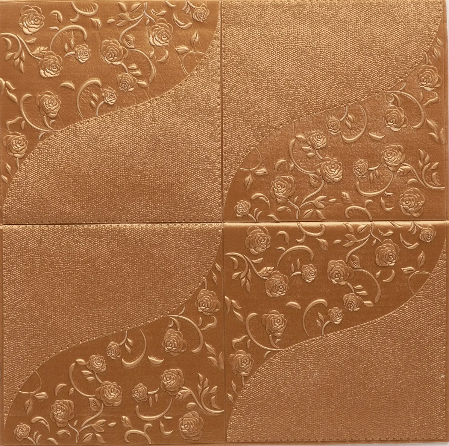 New products hot selling 3D PE foam multi-color wallpaper