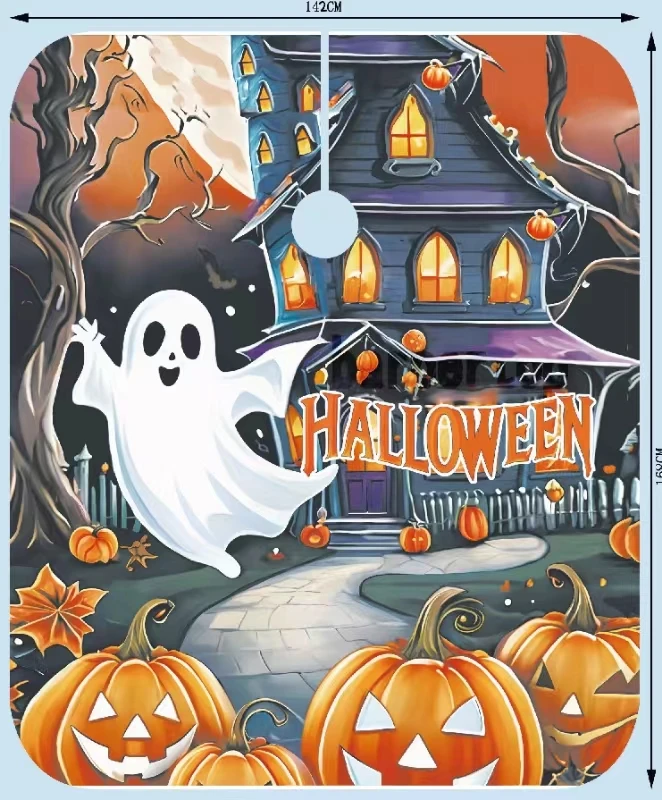 New Design Halloween Hair Cutting Salon Cape Waterproof Large Hairdressing Styling Cape Gown Apron Barber Cape For Barber