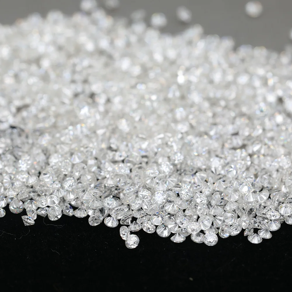  Zuanfa Semi Joyas Lab Grown Diamond 1-2 9 мм белый цвет VVS сердце и стрела круглая огранка россыпью Moissanite драгоценный