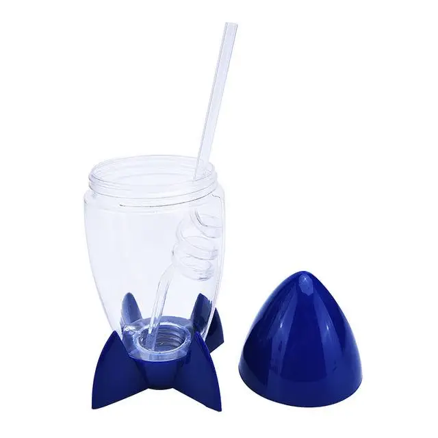 
Hot-sale 300ml Kids Plastic BPA free Rocket Cup 
