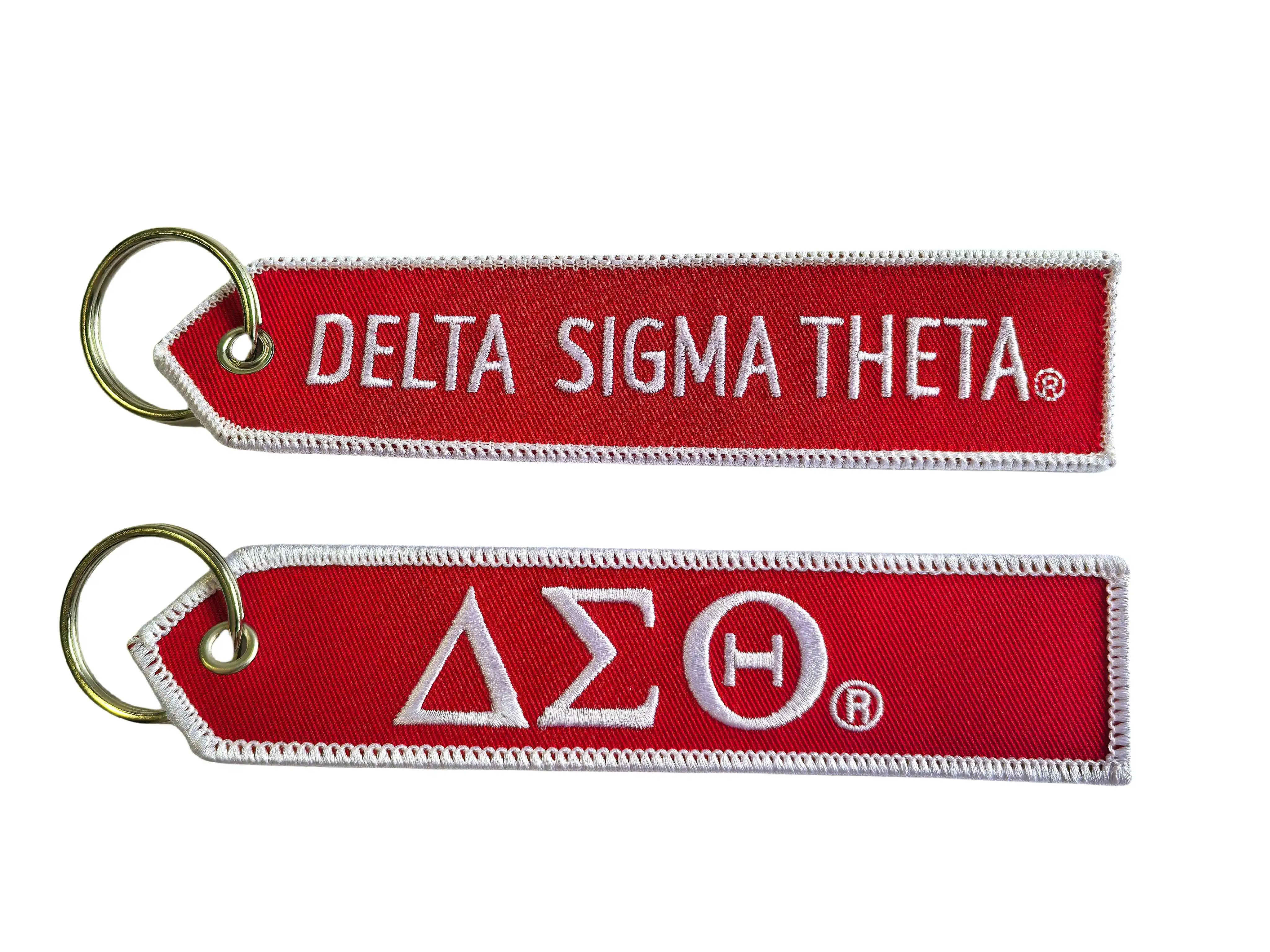 Signa Gamma Rho Embroidery Keychain for Greek Sorority as Gifts