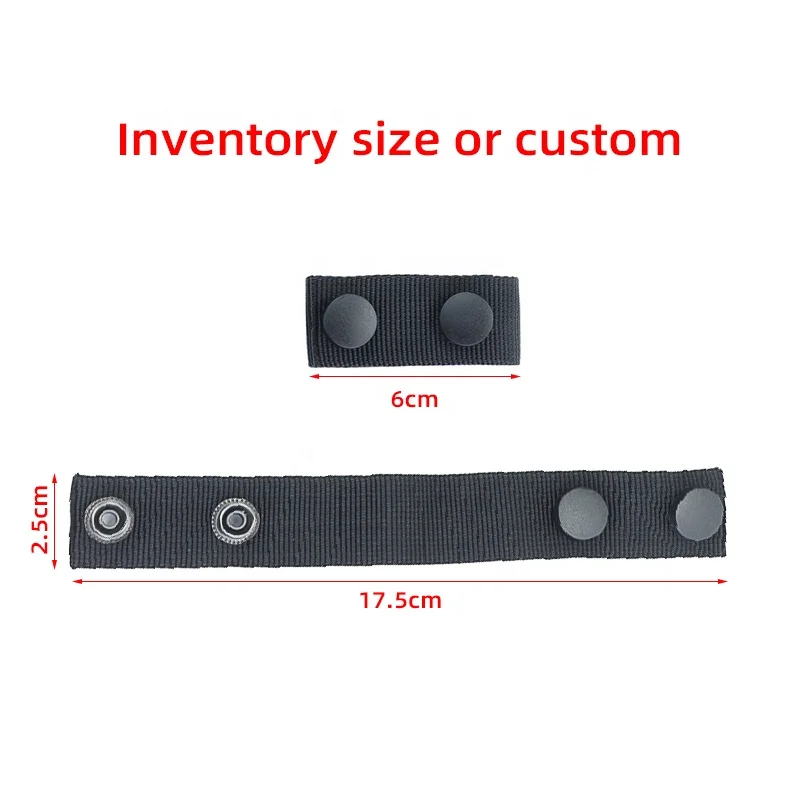 Law Enforcement Equipment Belt Loop Keeper Custom Logo Belt Accessories Security Tactical Belt Combat Gear Adjustable Keeper