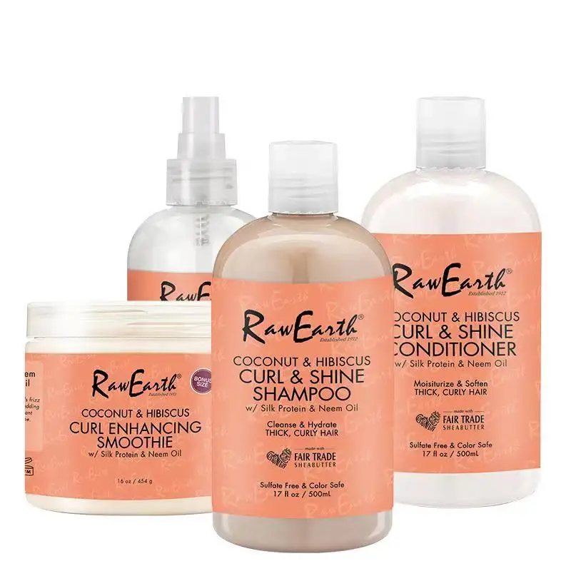 Wholesale Private Label N atural Professional Coconut & Hibiscus shampoo 500ML