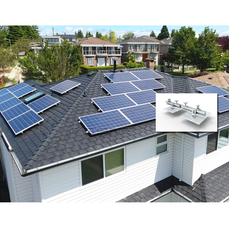 OEM Waterproof Asphalt Shingle Roof Flashing kit L foot Solar roof mounting system