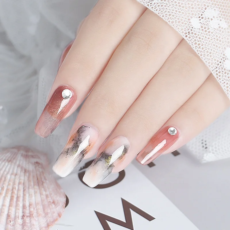 New Arrival Nail Arts Colors Marble Blooming Gel Ink Blooming Gel Paint Nail Gel Polish