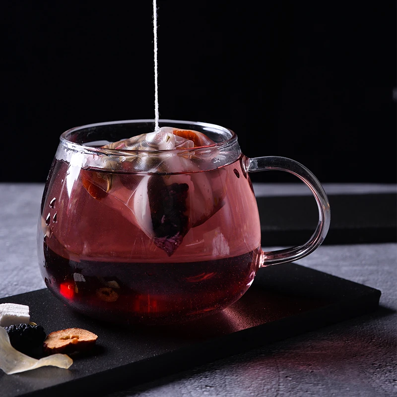 Китай, оптовая продажа, тутовая Роза, Лилия, Пория, красный цветочный чай с датой