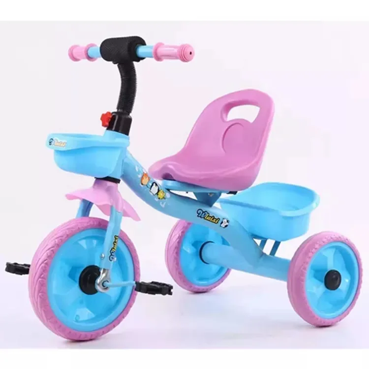 New fashion baby tricycle steel kids tricycle with music/plastic tricycle for kids 1-6 years/cheap baby mini tricycle