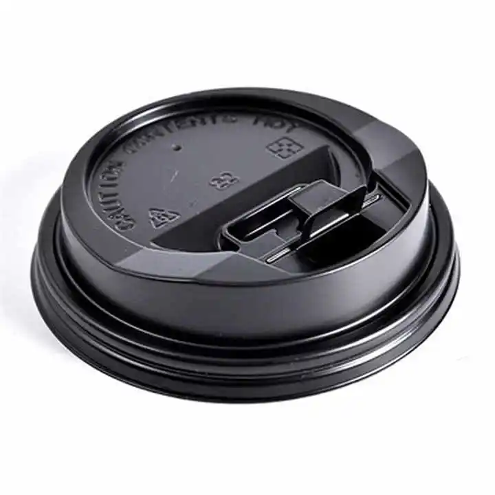 Packaging paper cup with disposable PP/PS plastic cover paper cup cover