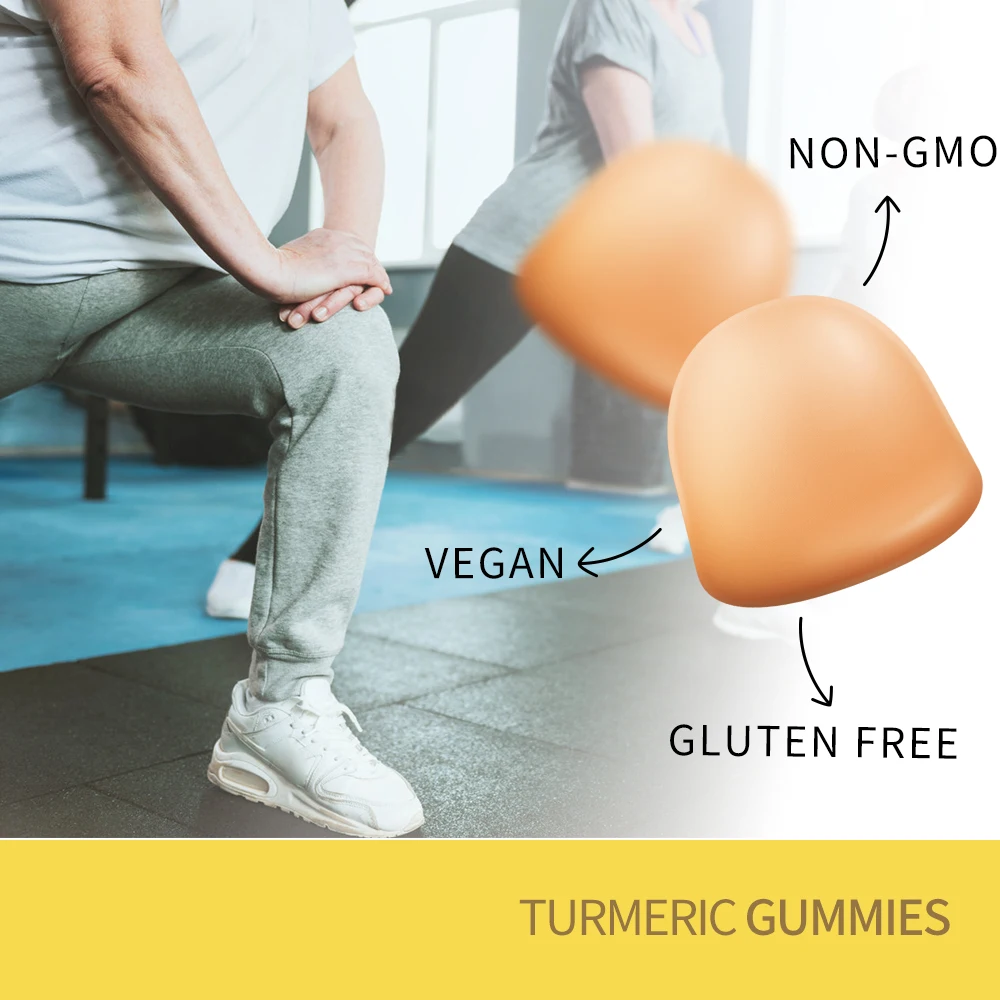 Yichao Turmeric Gummy Curcuma  Gummy for Joint Relief  Sugar Free Gummy