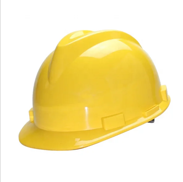 
V Type cheap yellow safety helmet work safety helmet 