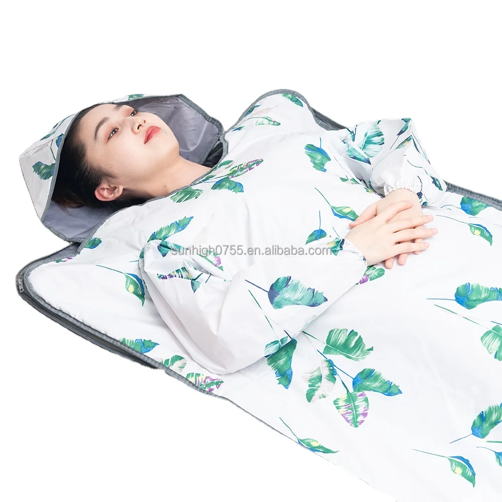 Sunhigh Famous Brand Full body wrap Far Infrared Sauna Blanket Heating Sweating Detox with Zipper Design High safety and quality