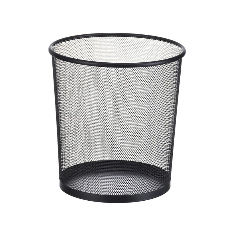 Hot Sale Hotel Room Container Price Desktop Custom Design Wire Metal Mesh Stainless Steel Home Supply Kitchen Food Waste Bin