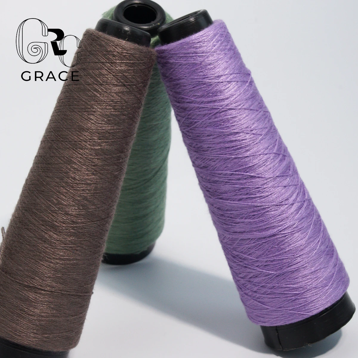 Textile Yarn 50% Acrylic 22% Nylon 28% PBT Core Spun Yarn For Knitting machine and Weaving machine