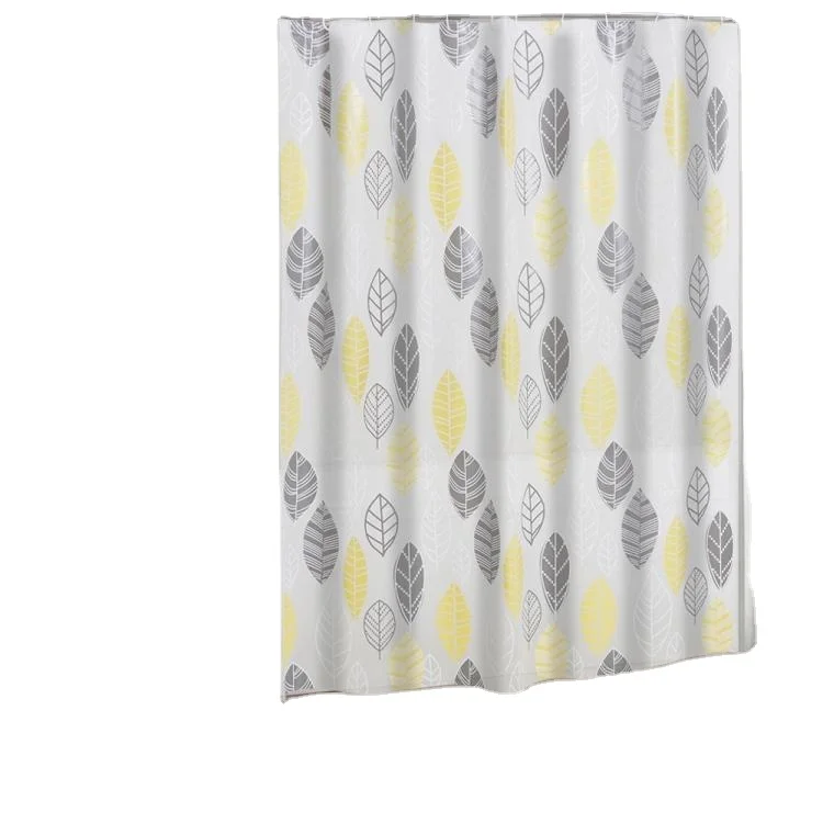 New Design Custom Pattern Printed Peva Rain Shower Curtain For Bathroom