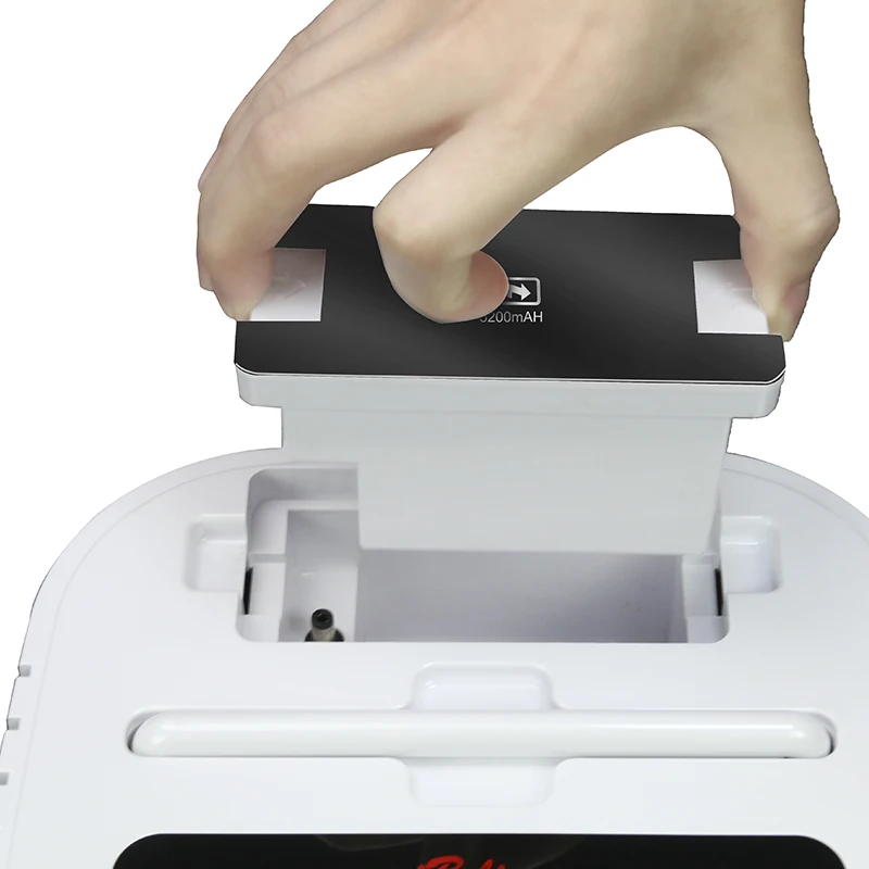 66W portable ibelieve gel uv led cordless nail lamp with removable battery