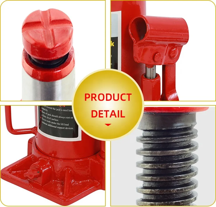 China Manufacturer 20 Tons Vertical Car Jack Hydraulic Bottle Jacks with High Quality